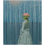 森の間で言葉はかすれる